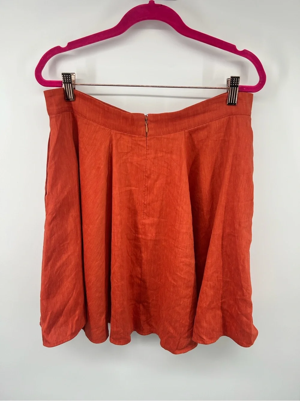 Women's Rust A-Line Skirt